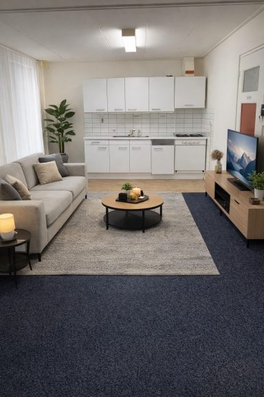 Open keuken met zithoek