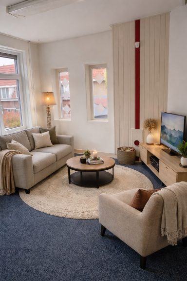 L-Kamer ingericht met zithoek